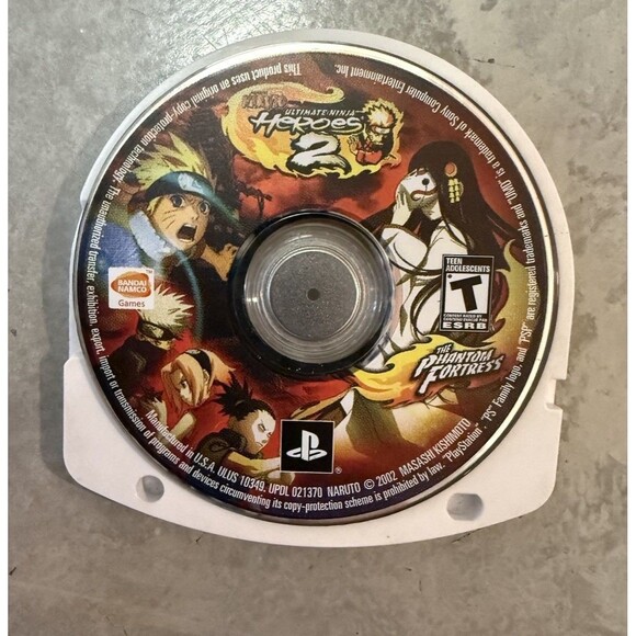 Naruto Ultimate Ninja Heroes 2 PSP UMD Only 2002 Bandai - Picture 3 of 7